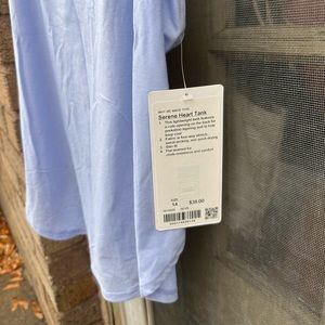 NWT Ivivva by Lululemon Serene Heart Tank Size 14 Lavender